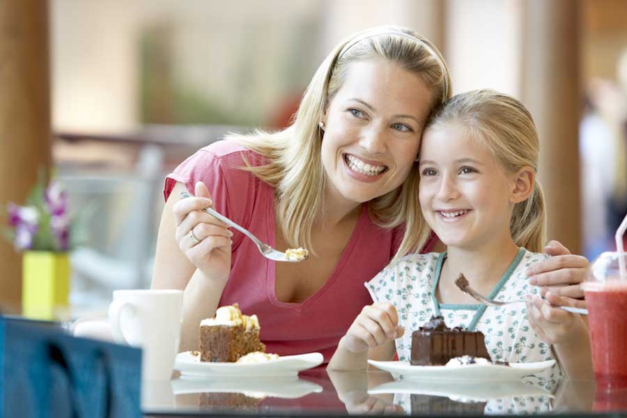 Nobody pushes you to eat more