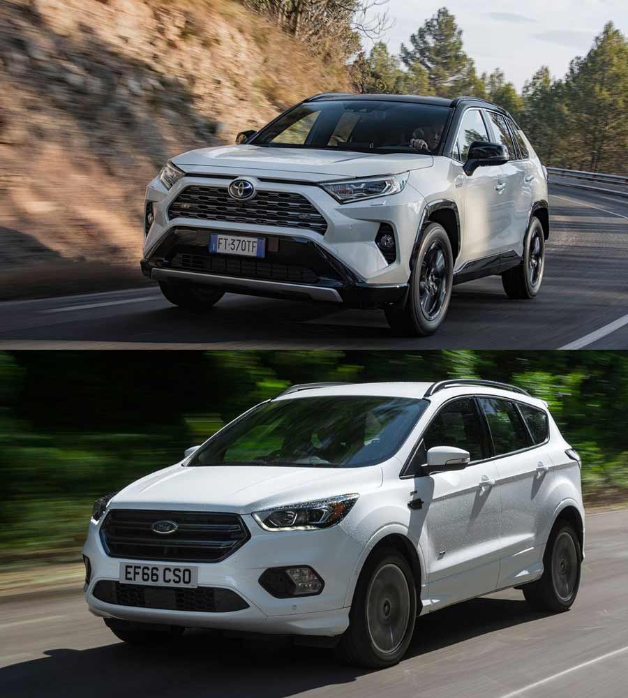 Toyota RAV and Ford Kuga