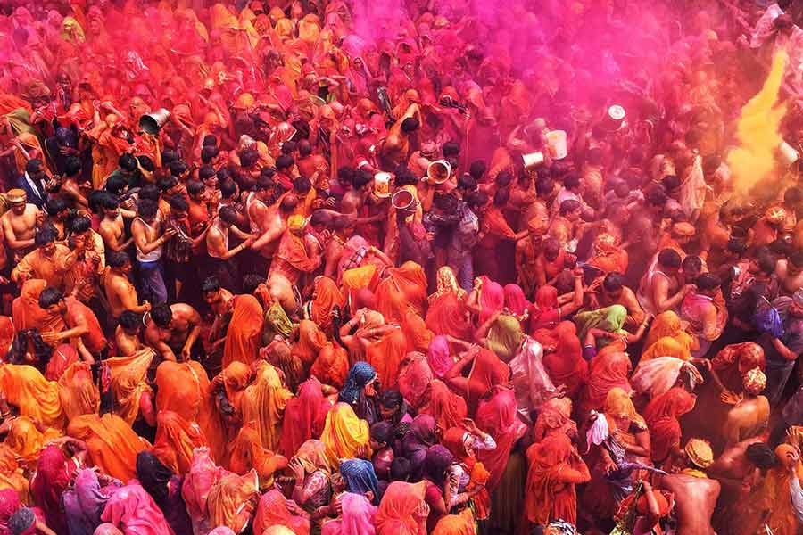 Holi, Vrindavan, India