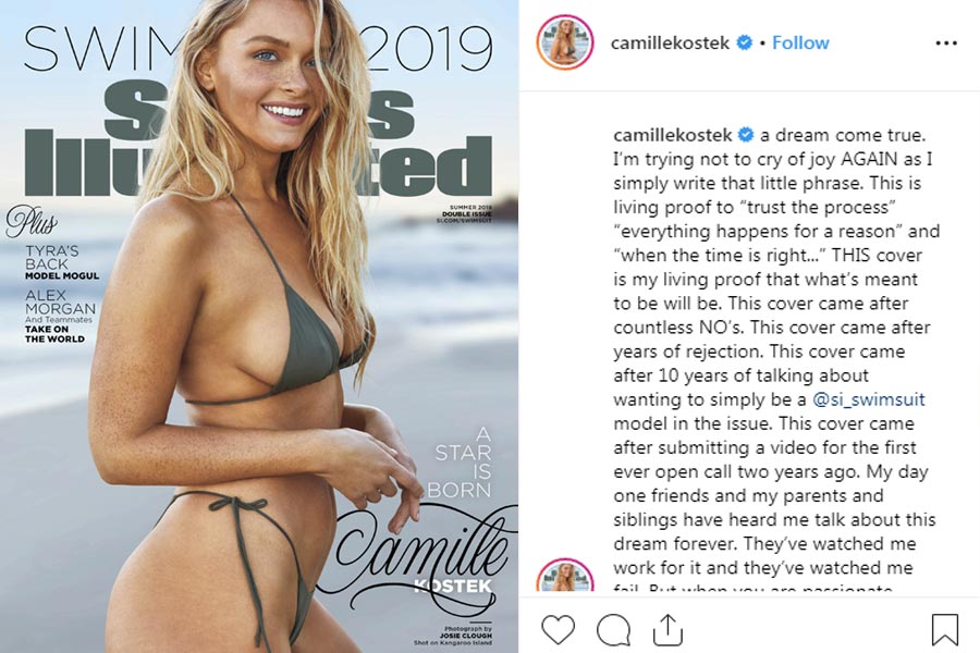 Camille Kostek is a Sports Illustrates Swimsuit Cover Star