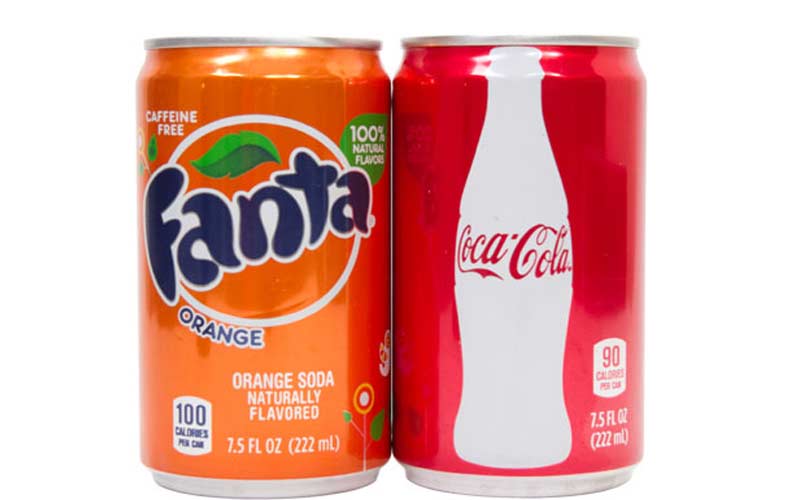 Coke and Orange Fanta