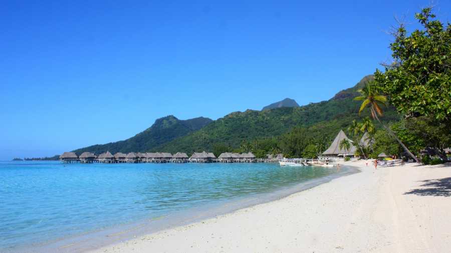 Temae Plage Publique, Moorea, French Polynesia