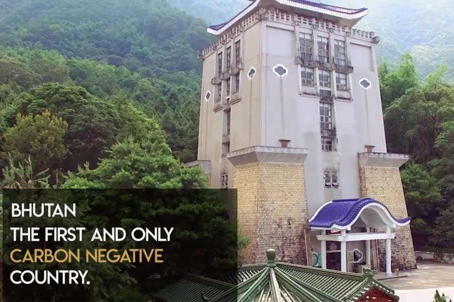 Bhutan is carbon negative country in the world
