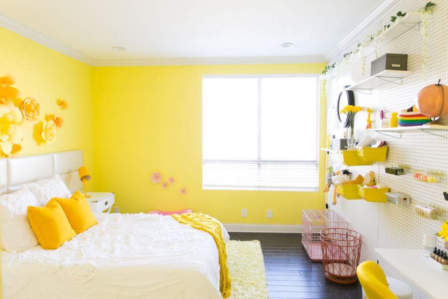 Yellow wall Paint Colour