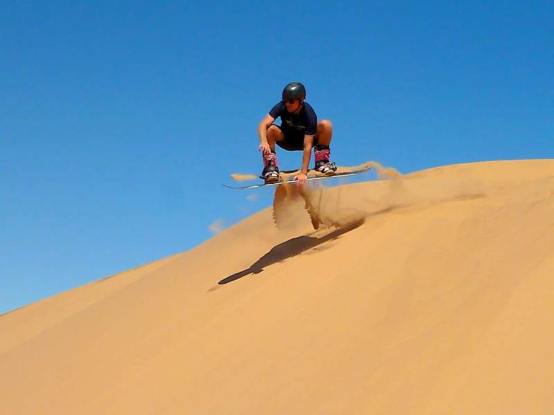 Sandboarding in dubai