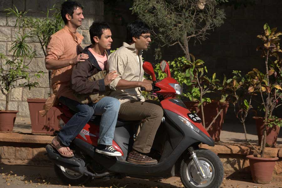 3 Idiots- Rancho, Raju, and Farhan