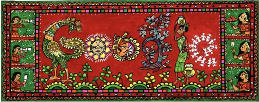 Sidagam Sai Sathvik, Sri Prakash Vidya Niketan, Doodle Title Everlasting Impact -- Indian Folk Art