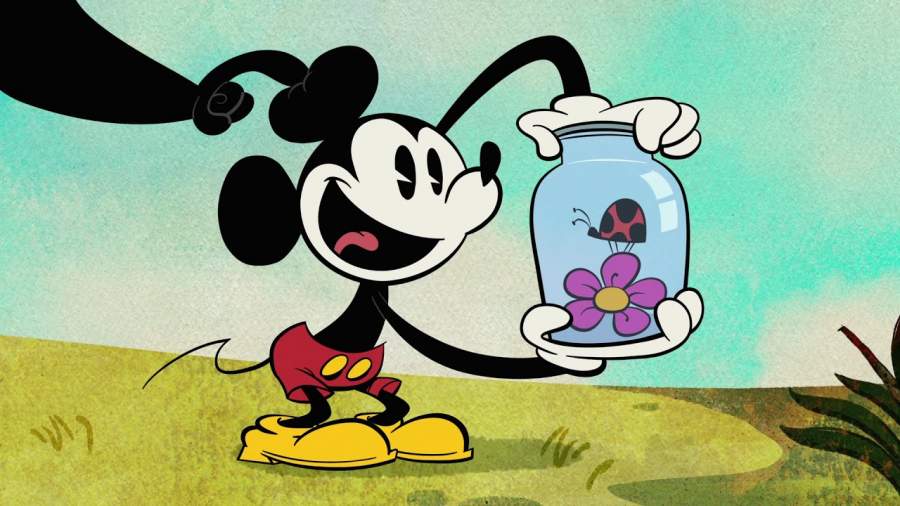 The idea for creating Mickey Mouse came from a pet mouse