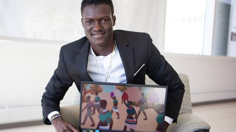 Lual Mayen Invents Video Game