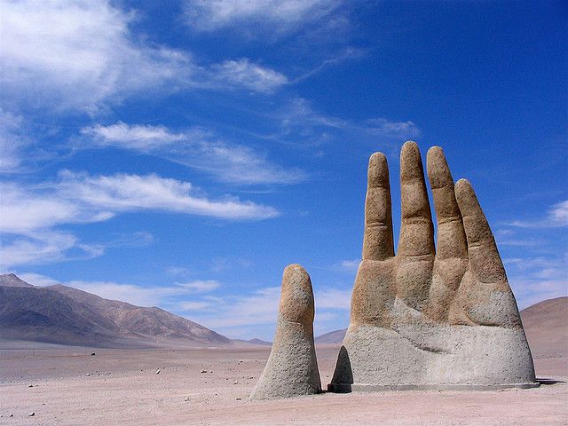 The hand in the Desert