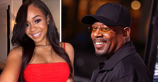 Jasmine Page Lawrence with father Martin Lawrence