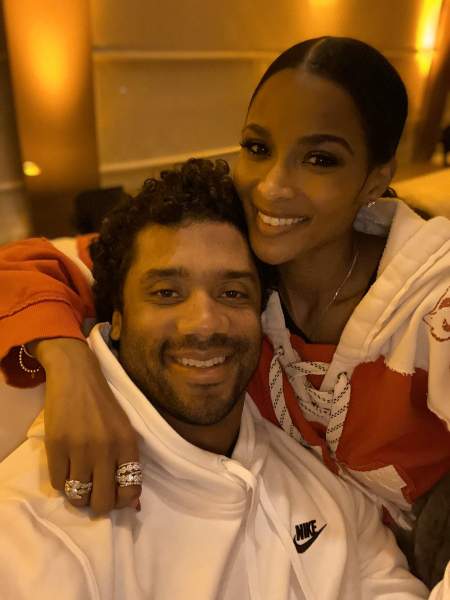 Russell Wilson and wife Ciara