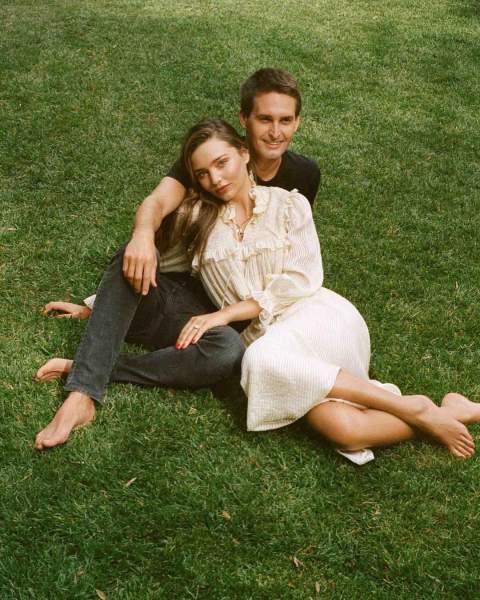 Miranda Kerr and Evan Spiegel