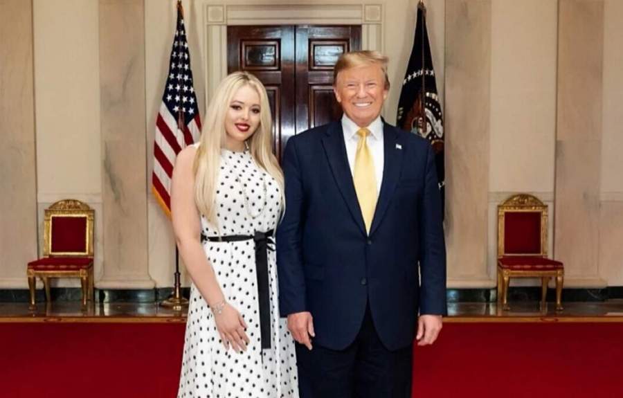 Tiffany Trump with father