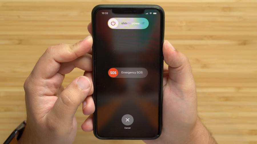 Restart the iPhone or iPad
