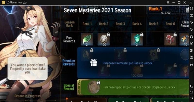 Epic Seven Mystery 2021 Season