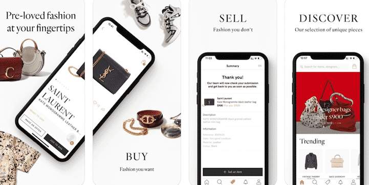 Vestiaire Collective app