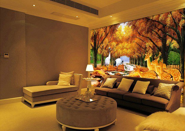 Wallpaper designs inspired by nature Wall Art