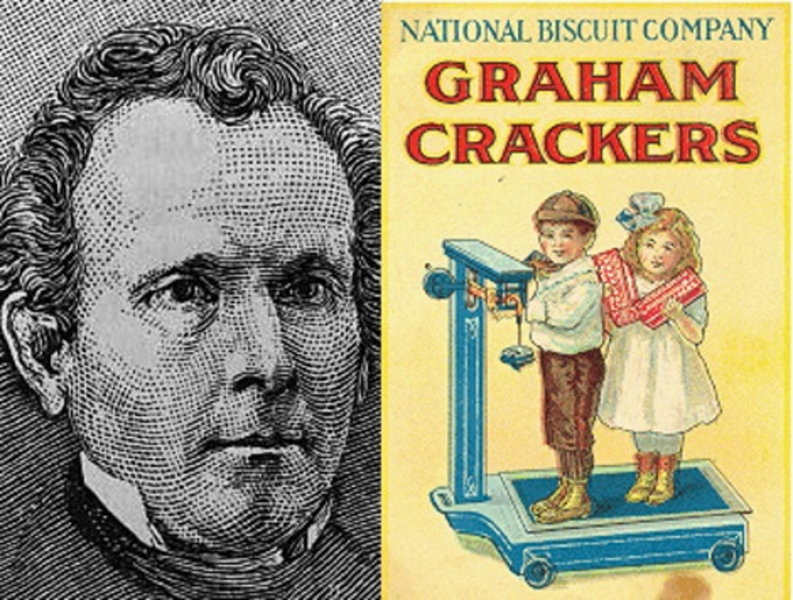 Reverend Sylvester Graham invented Graham Crackers