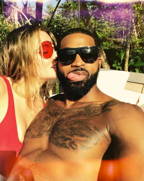 Khloe Kardashian and Tristan Thompson