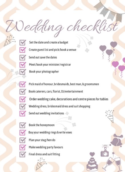 Wedding Checklist