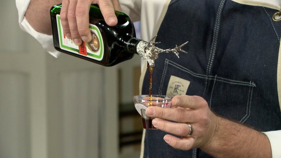 The art of drinking Jagermeister drink