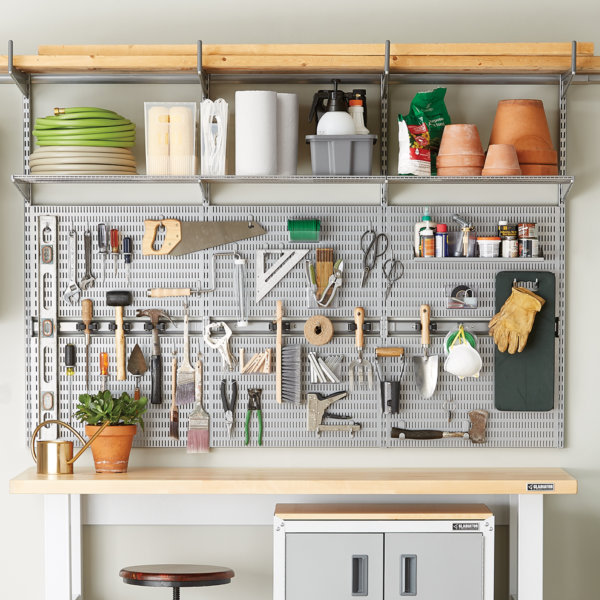 Pegboard walls - Garage Storage Ideas