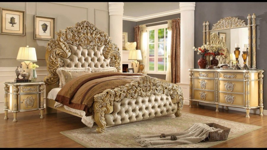 Touch of Gold Splash in Apartment Bedroom