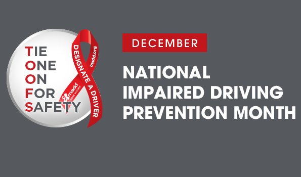 National Impaired Driving Prevention Month