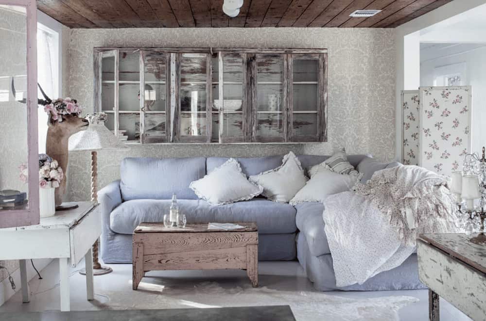 Shabby chic for your living room