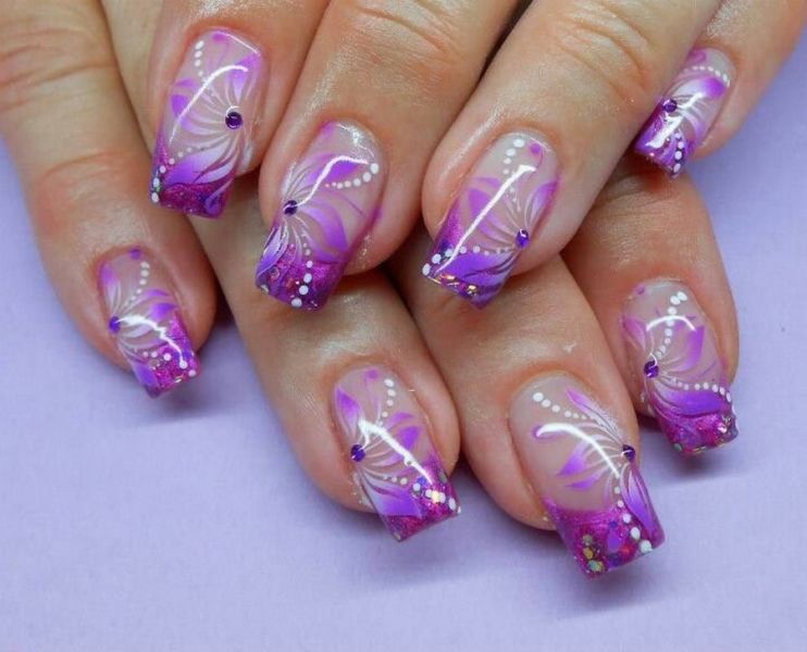 Airbrush nail designs