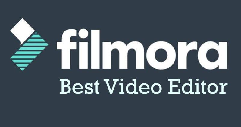 video editing is Filmora