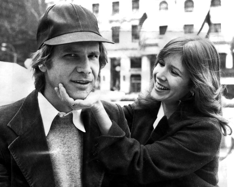 Carrie Fisher & Harrison Ford