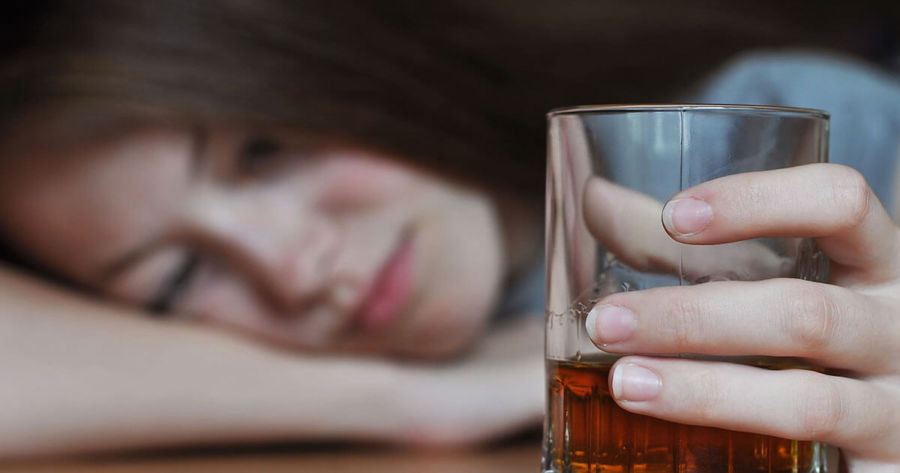 You drink to counteract negative emotions