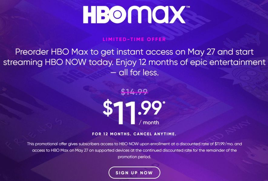 HBO Max deals and discounts