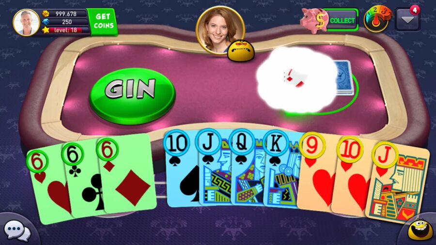 بازی با ورق چند نفره مانند Gin Rummy Stars حاکم