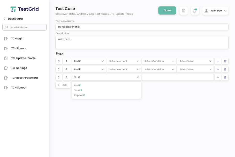 TestGrid