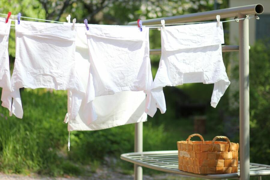 Putting Up a Clothesline