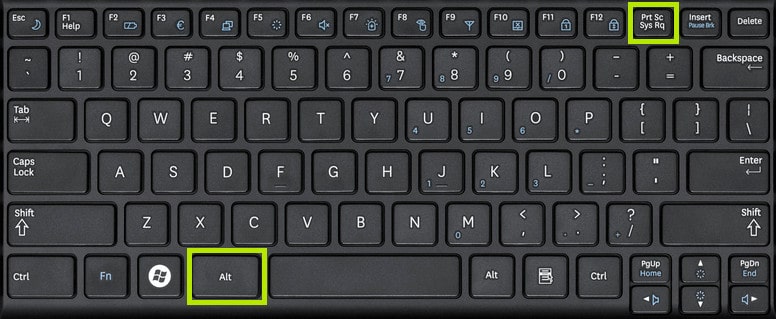 How to Take Screenshots Using Alt + Prt Sc 