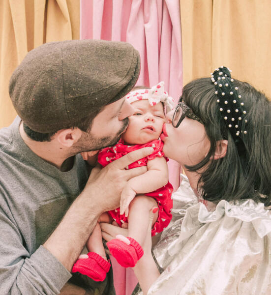 Amy Roiland family and partner