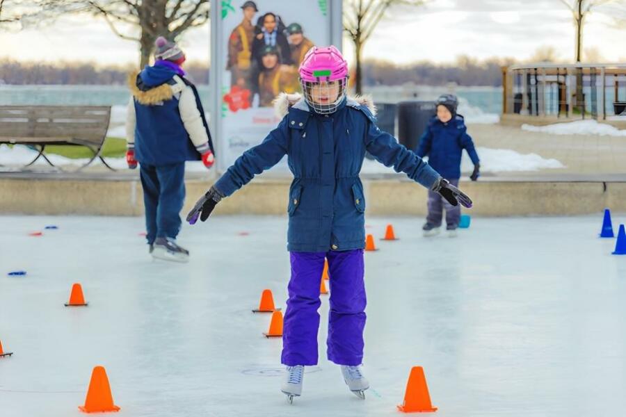 Do not Lean - Ice Skating