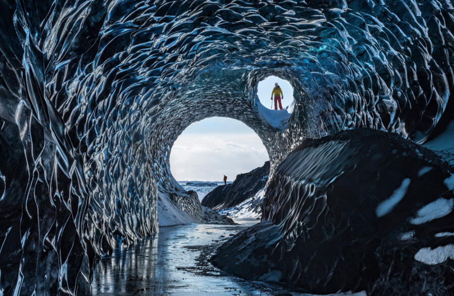 surreal ice caves