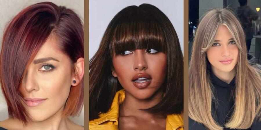 Straight Wig Hairstyles with Bangs