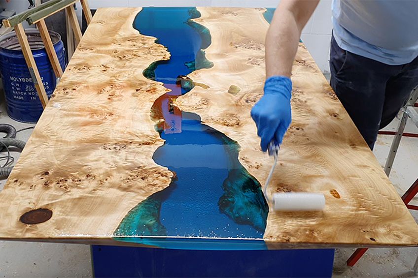 Creating a River Coffee Table