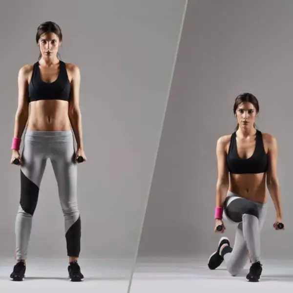 Hip Dips-Curtsy Lunge