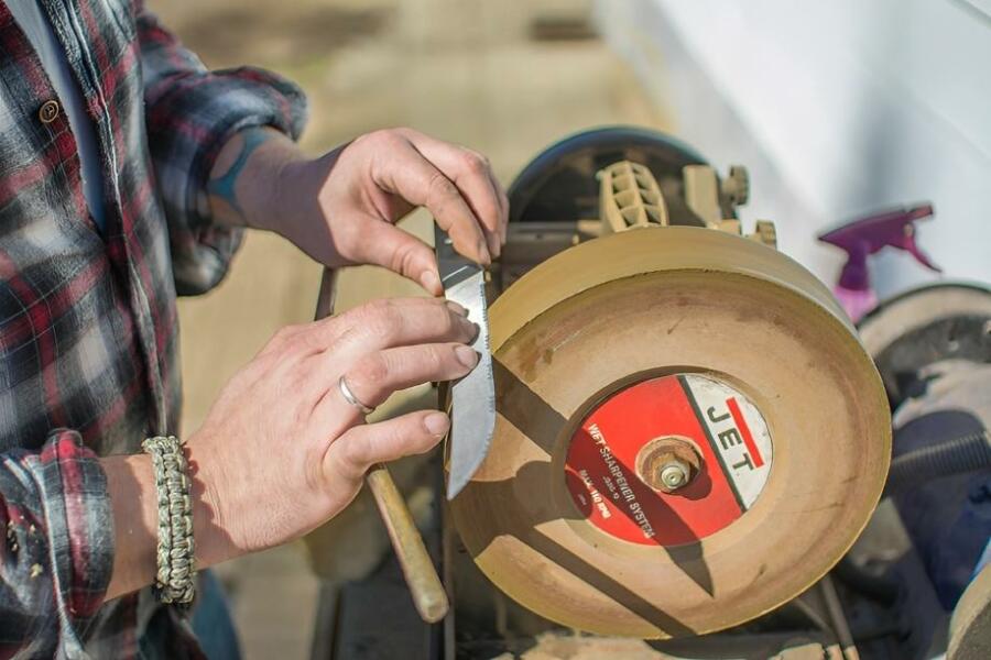 Commercially Sharpen Scissors