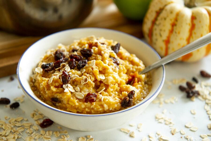 Pumpkin spice oatmeal