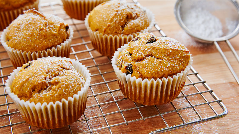 Pumpkin Spice-Cranberry Muffins