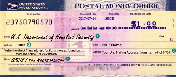 Provide Your Signature On The Front Of The Money Order