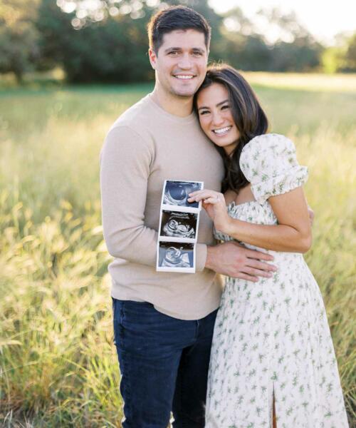 Caila broke the news to Nick on his 30th birthday